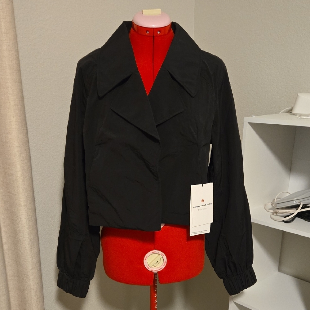NWT Lululemon Cropped Trench Jacket - size S